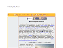 Tablet Screenshot of kimberlingcity.com